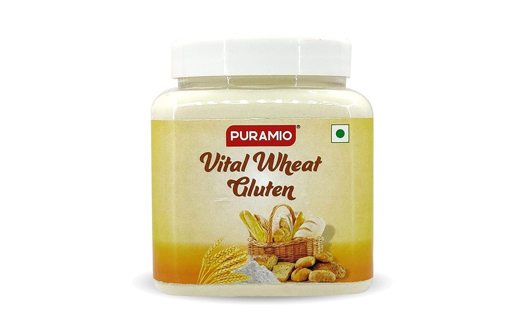 Puramio Vital Wheat Gluten    Plastic Jar  600 grams